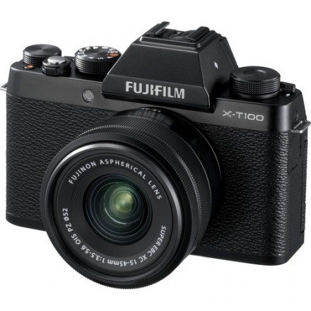 Цифрова камера FUJIFILM X-T100 black / XC15-45mm Kit EE
